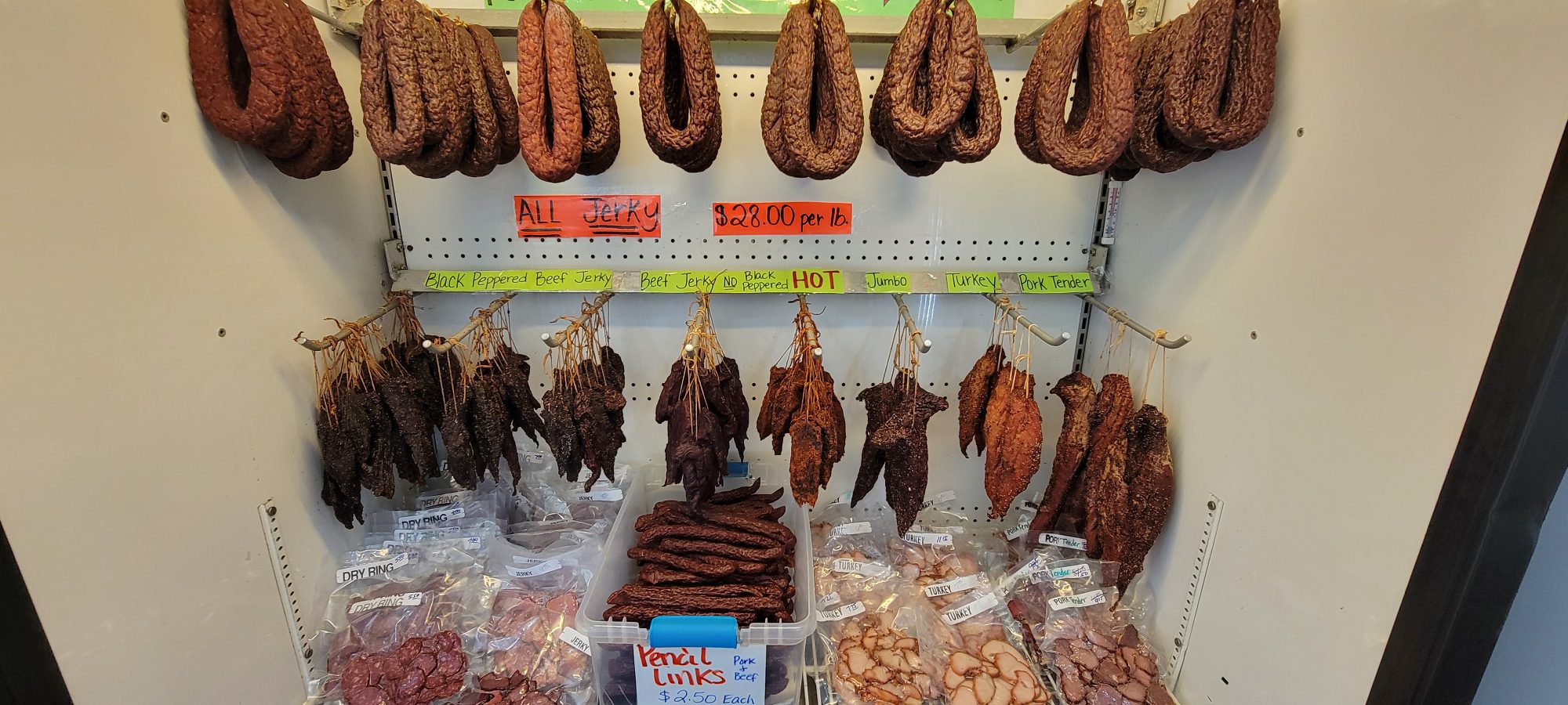 Jerky & Cheese at Bernhard in Kerrville