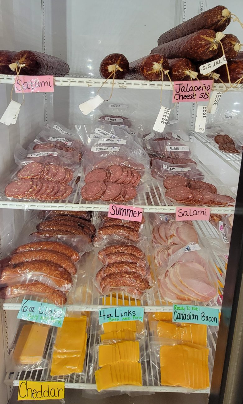 Sausage at Bernhard in Kerrville