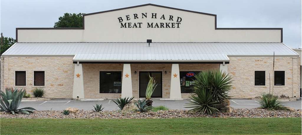 Bernhard Meat Market storefront on Junction Hwy in Kerrville, Texas